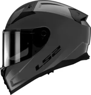 Image of LS2 Vector II Solid Helmet, grey Size M grey, Size M
