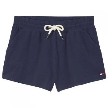 Image of Tommy Bodywear Flag Logo Jogging Shorts - Navy Blazer