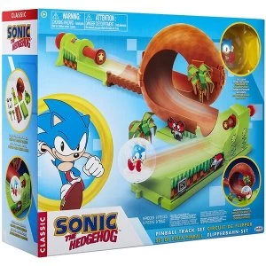 Image of Sonic The Hedgehog Pinball Green Hill Zone Pinball Track Play Set