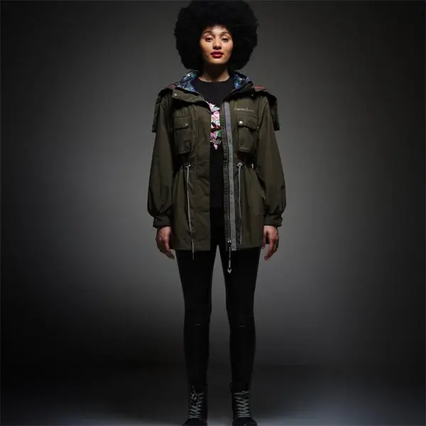 Image of Regatta Christian Lacroix Waterproof Jacket - Green 10