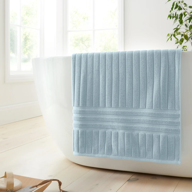 Image of Bianca Hotel Cotton Towels Blue