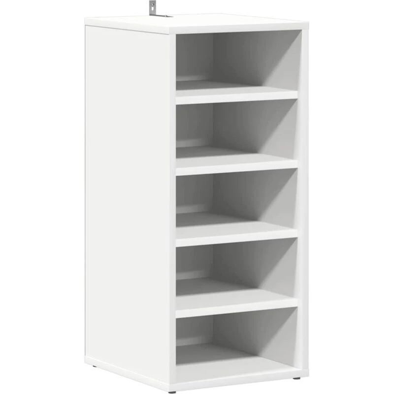 Image of VIDAXL Shoe Cabinet White 31.5x35x70cm Engineered Wood Vidaxl 8720286646618