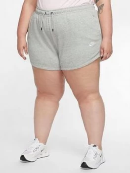 Image of Nike Curve Nsw Essential Short, Dark Grey Heather, Size 18-20=1X, Women