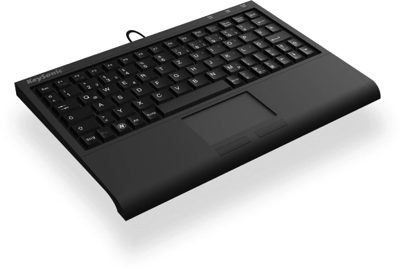 Image of KeySonic ACK-3410 (DE) keyboard Office USB QWERTZ German Black