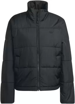 Image of Adidas Short Puffer Tracksuit Top black