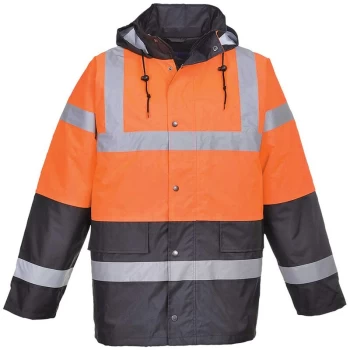 Image of S467ORRS - sz S Hi-Vis Two Tone Traffic Jacket - Orange - Portwest