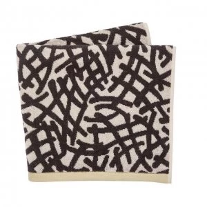Image of Helena Springfield Dark Grey Cotton 'Anise' Towels - bath towel
