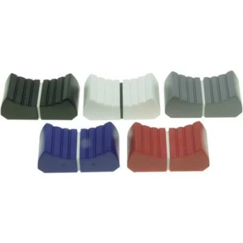 Image of ALPS 76541 Slide Potentiometer Fader Knob L x W 13mm x 25mm White