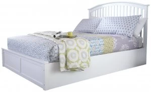 Image of GFW Madrid Ottoman Double Bed Frame - White