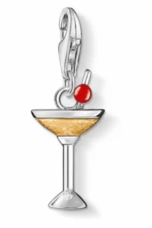 Image of Ladies Thomas Sabo Sterling Silver Charm Club Cocktail Charm 0521-007-4