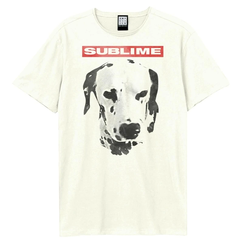 Image of Amplified Amplified Men What I Want Dalmation Sublime T-Shirt in White Size: 3X-Large White XXXL Male 5063806407614