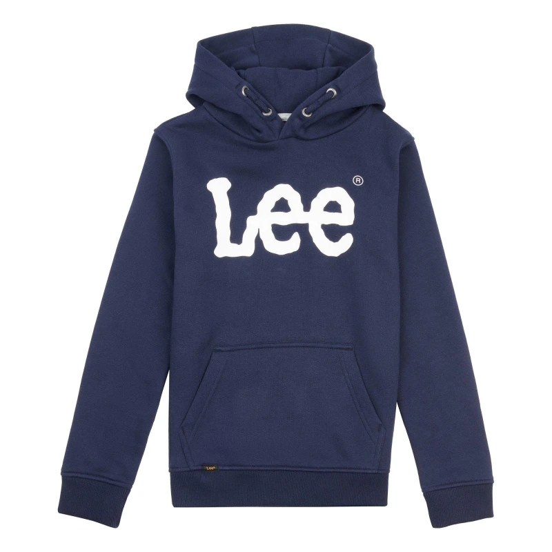 Image of Lee Lee Jeans Wobbly OTH Hoodie Junior Boys - Blue Blue 9 - 10 Years