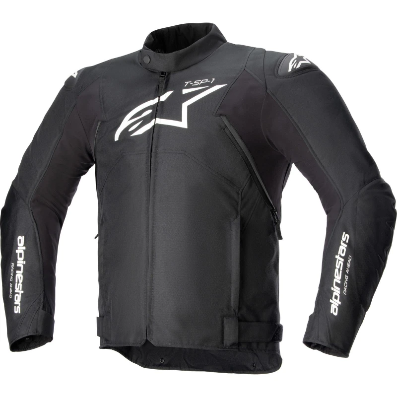 Image of Alpinestars T-SP 1 V2 WP Motorcycle Jacket M Black White Black White