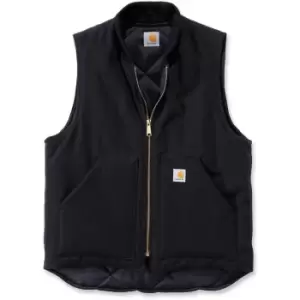 Image of Carhartt Mens Arctic Insulated Nylon Lined Duck Shell Vest Jacket M - Chest 38-40' (97-102cm)