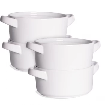 Image of Soup Bowls with Handles - Set of 4 M&amp;W