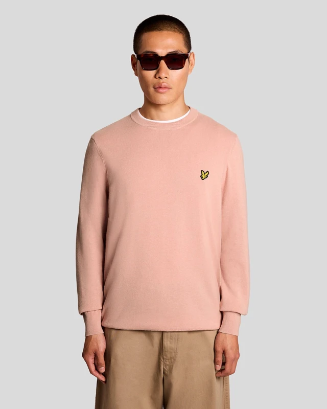 Image of Lyle & Scott Cotton jumper Lyle & Scott Rose Male XL KN2136V-Y120