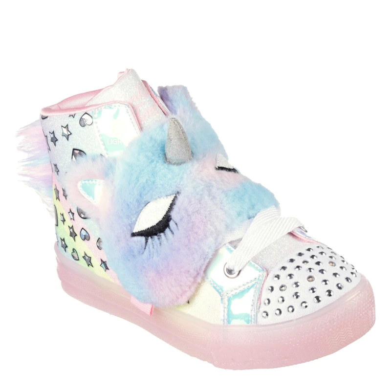 Image of Skechers Shuffle Pink/Multi unisex C10.5(28)