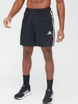 Image of adidas 3-Stripe Shorts - Black/White Size M Men