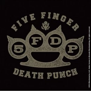 Image of Five Finger Death Punch - Brass Knuckle Single Cork Coaster