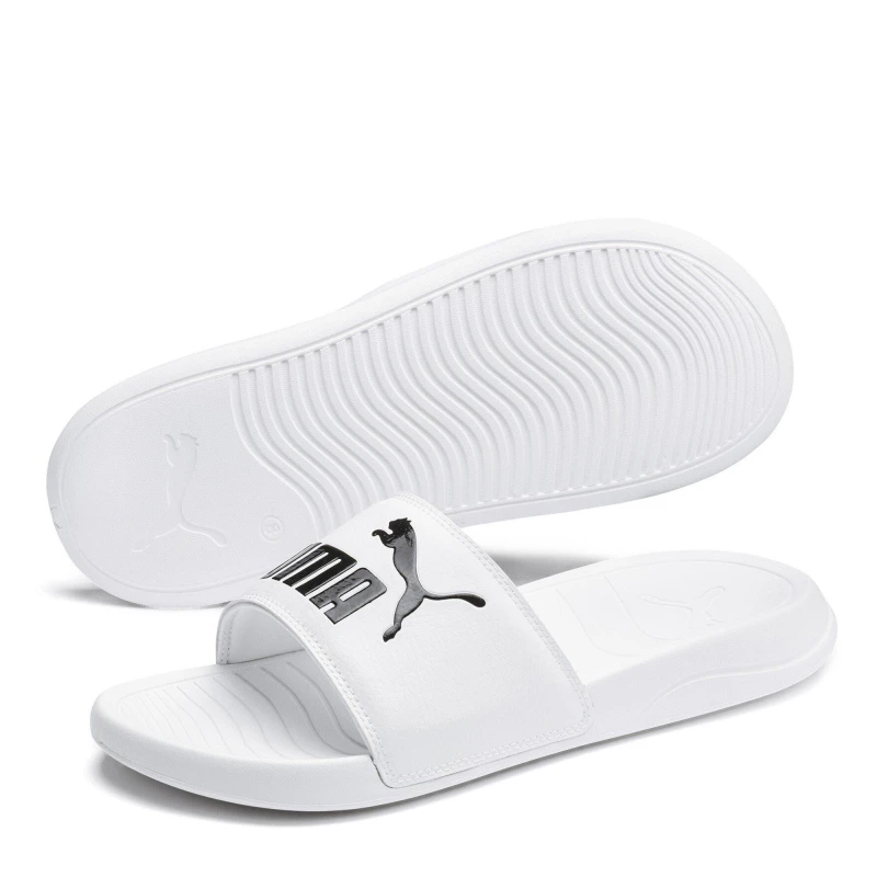 Image of Puma Adults Popcat Logo Sliders White male UK 4