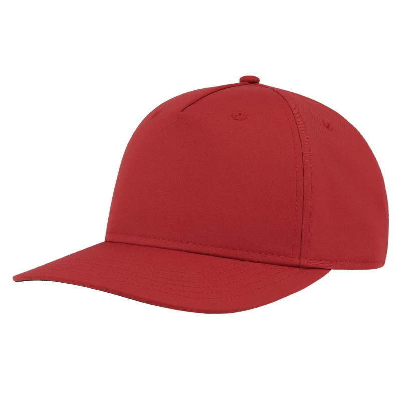 Image of Atlantis Womens Ray S 5 Panel Baseball Cap in Red Red Female One Size
