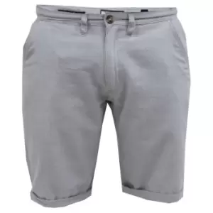 Image of Duke Mens Newgate D555 Oxford Shorts (54R) (Grey)