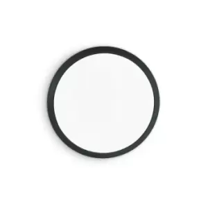 Image of Gemma Integrated LED Indoor 24 Lights Flush Ceiling Lamp Black 3000K