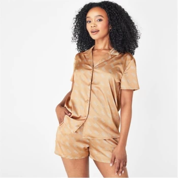 Image of Biba Logo Pyjama Top - Neutral