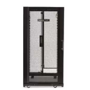 Image of Dell NetShelter SX Deep Enclosure - Rack - cabinet - Black - 24U - 19-inch