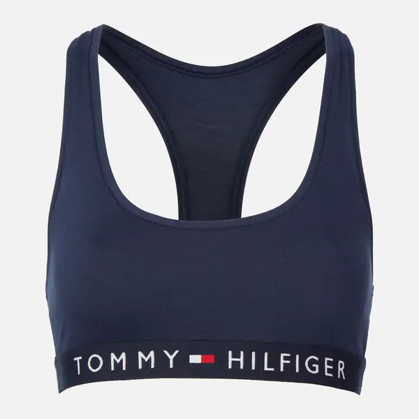 Image of Tommy Jeans Navy Blazer Organic Stretch Cotton Bralette