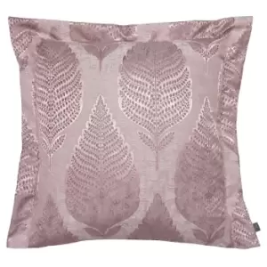 Image of Prestigious Textiles Treasure Leaf Cushion Cover (50cm x 50cm) (Seashell Pink)