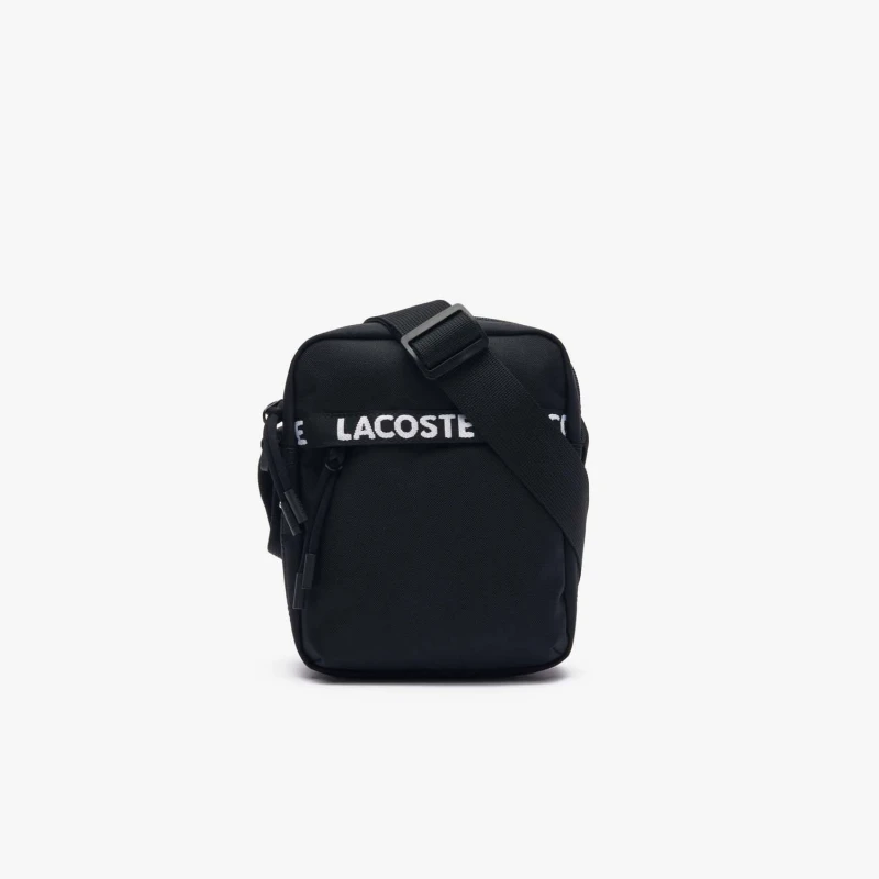 Image of Lacoste Neocroc Shoulder Bag - Black One Size