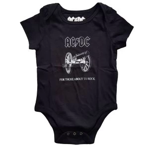 Image of AC/DC - About to Rock Kids Baby Grow - Black