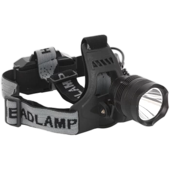 Image of Sealey CREE LED Rechargeable Head Torch Black