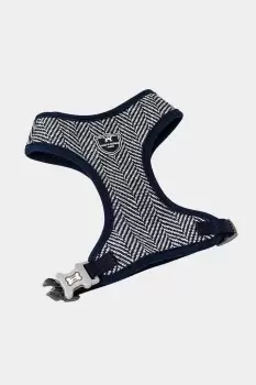 Image of Tweed Pet Dog Harness - Rear Buckle