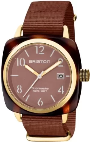Image of Briston Watch Clubmaster Classic 3 Hands Chocolate