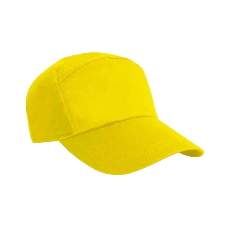 Image of Result Womens Advertising Snapback Cap in Yellow Yellow Female One Size