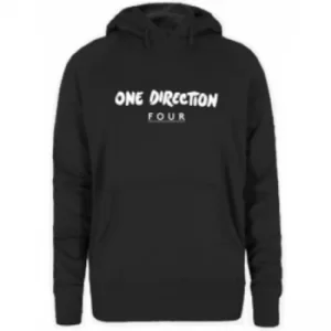 Image of One Direction Four Ladies Hoody Black Small
