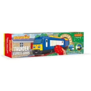 Image of Hornby Thunder Express Goods Battery Operated Train Pack