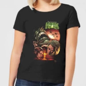 Image of Marvel Incredible Hulk Dead Like Me Womens T-Shirt - Black - S