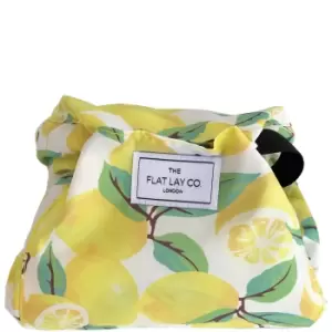 Image of The Flat Lay Co. Open Flat Makeup Bag - Lemons