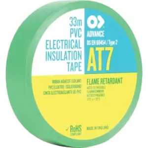 Image of AT7 Green PVC Insulation Tape - 25MM X 33M