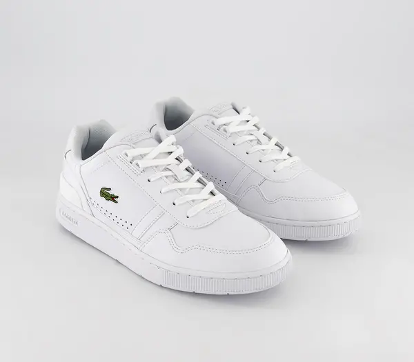 Image of Lacoste T-clip Trainers White, 3