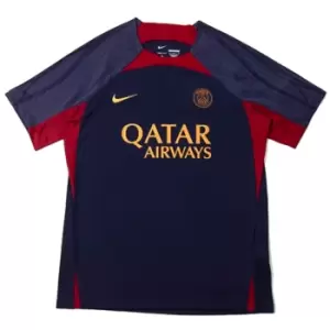 Image of 2023-2024 PSG Dri-Fit Strike Training Shirt (Navy)