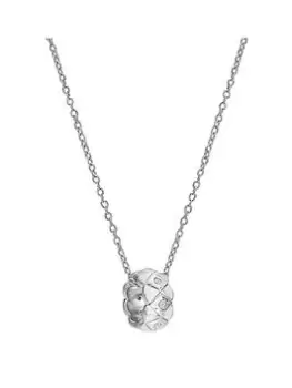 Image of Hot Diamonds Quilted Pendant - White Topaz, Silver, Women