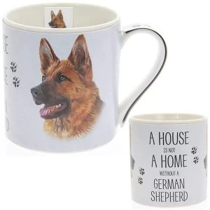 Image of Fine China German Shepherd Mug By Lesser & Pavey