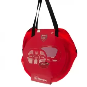Image of Arsenal FC 2 in 1 Pop Up Football Goal (One Size) (Red/White)