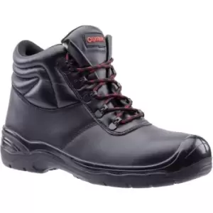 Image of Centek Mens FS336 S3 Lace Up Leather Safety Boot (9 UK) (Black) - Black