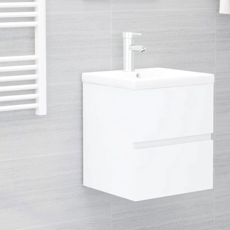 Image of VIDAXL Sink Cabinet White 41x38.5x45cm Engineered Wood vidaXL 8720286220481