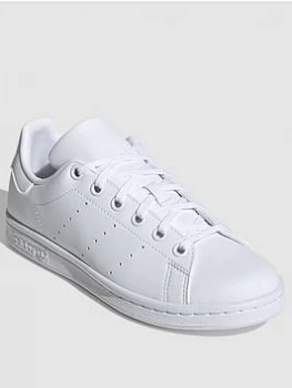 Image of adidas Originals Stan Smith Junior Trainers - White/White, Size 3